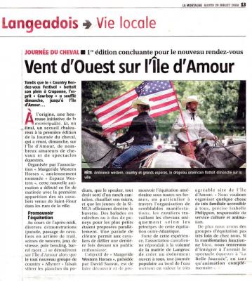 Vent d'Ouest sur l'île d'amour paru le 29 juillet 2008
