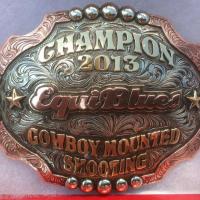 1 ère Place Cowboy Mounted Shooting - Equiblues 2013