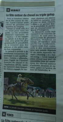 Spectacle 2016 à Vebret
